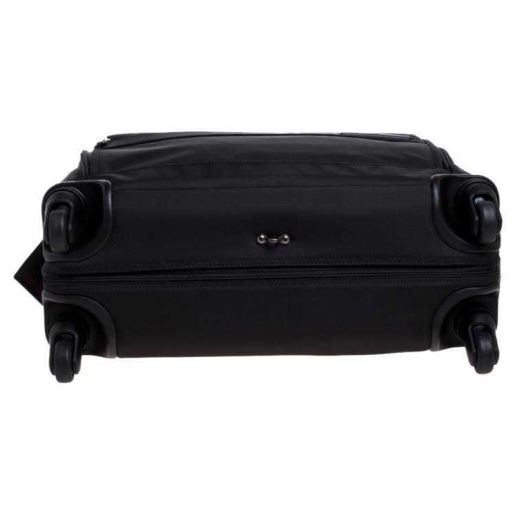 Pre Owned Tumi Black Nylon Gena 2 Carry On 4 Wheel Garment Bag 