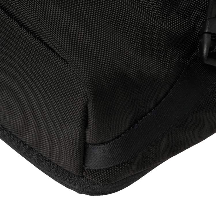 Pre Owned Tumi Black Nylon Alpha Flap Laptop Bag