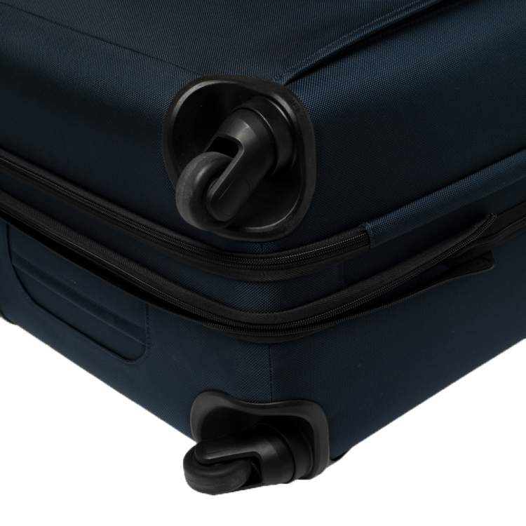 Pre Owned Tumi Navy Blue Nylon Gen 4.2 Short Trip Expandable 4 Wheel Packing Luggage