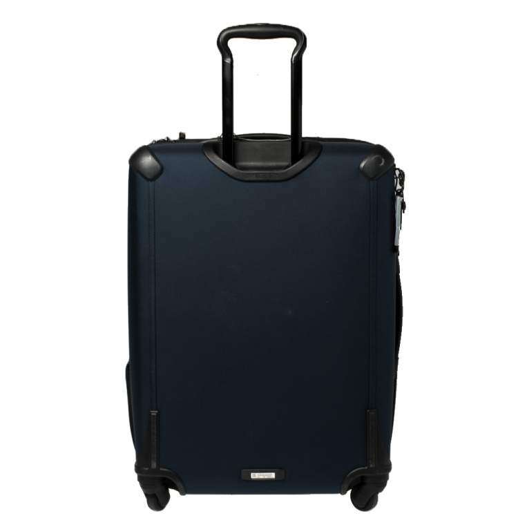 Pre Owned Tumi Navy Blue Nylon Gen 4.2 Short Trip Expandable 4 Wheel Packing Luggage