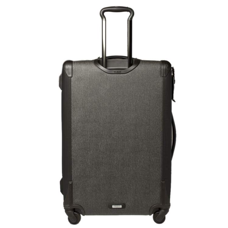 Pre Owned TUMI Grey/Brown PVC Alpha 2 Medium Trip Expandable 4 Wheel Packing Case Luggage