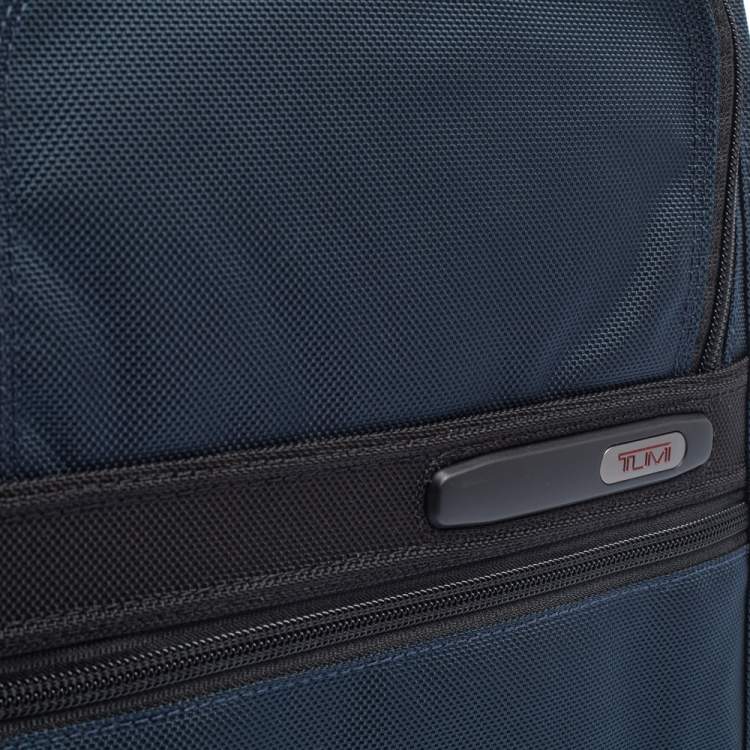 Pre Owned Tumi Blue Nylon Utility Tote