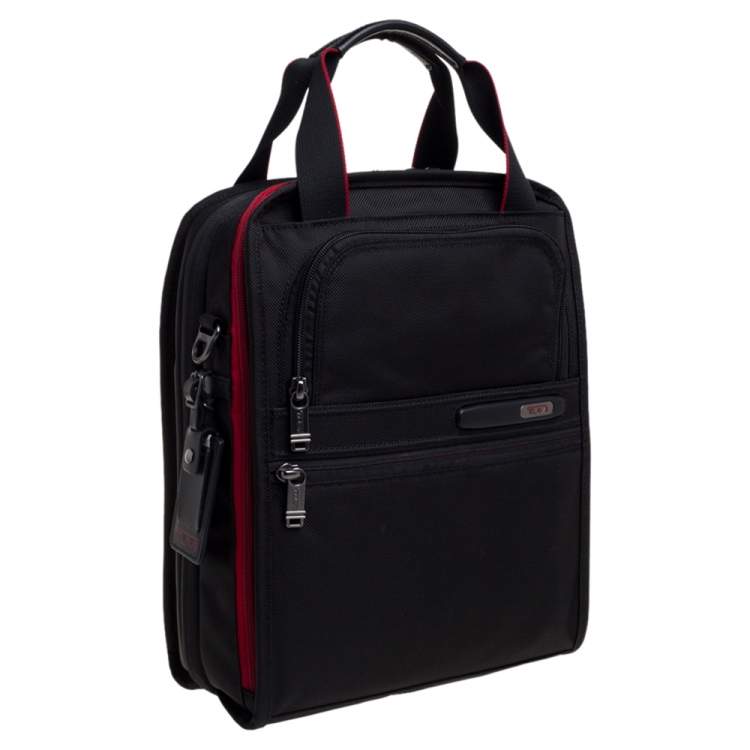 Pre Owned TUMI Black Nylon DFO Utility Expandable Tote