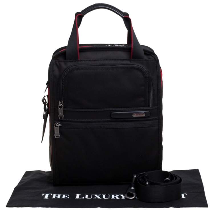Pre Owned TUMI Black Nylon DFO Utility Expandable Tote