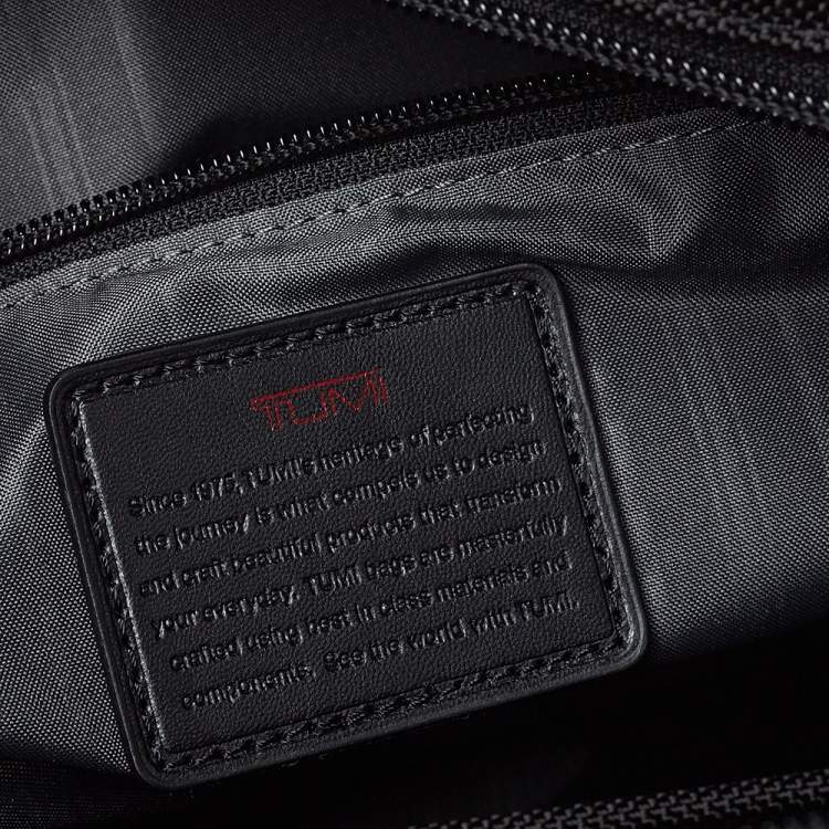 Pre Owned TUMI Black Nylon Gen 4.2 Slim Deluxe Portfolio Bag