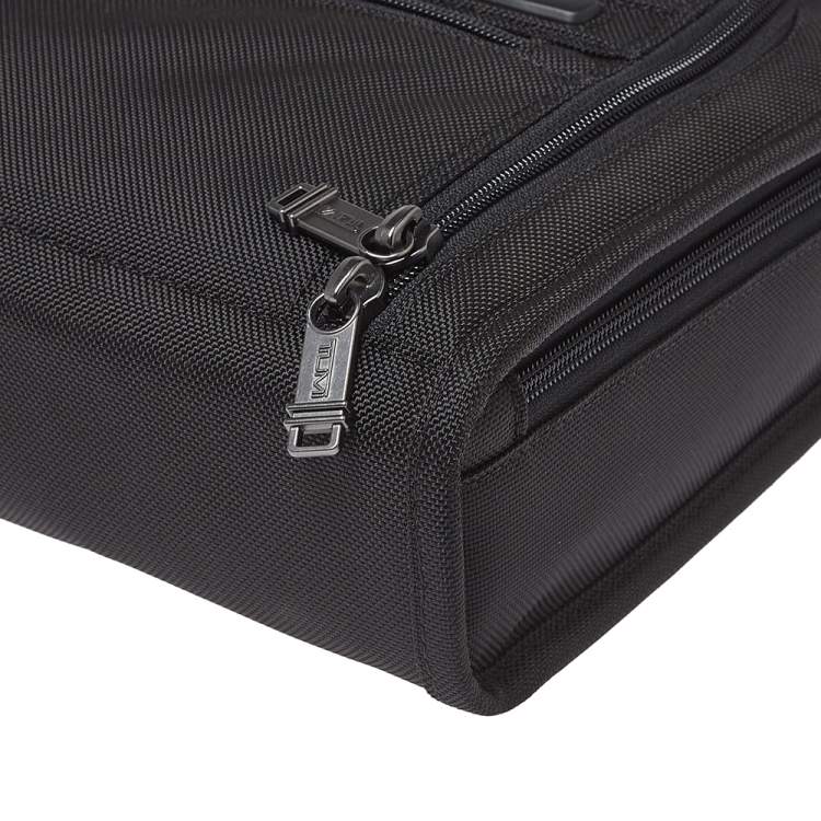 Pre Owned TUMI Black Nylon Gen 4.2 Slim Deluxe Portfolio Bag