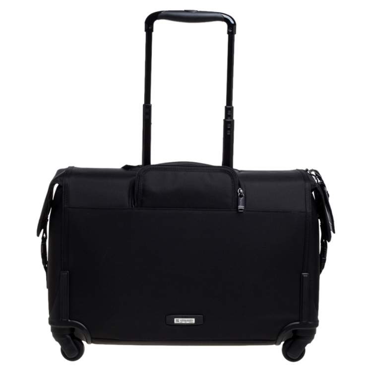 Pre Owned TUMI Black Nylon Gen 4.2 Carry On 4 Wheel Garment Bag