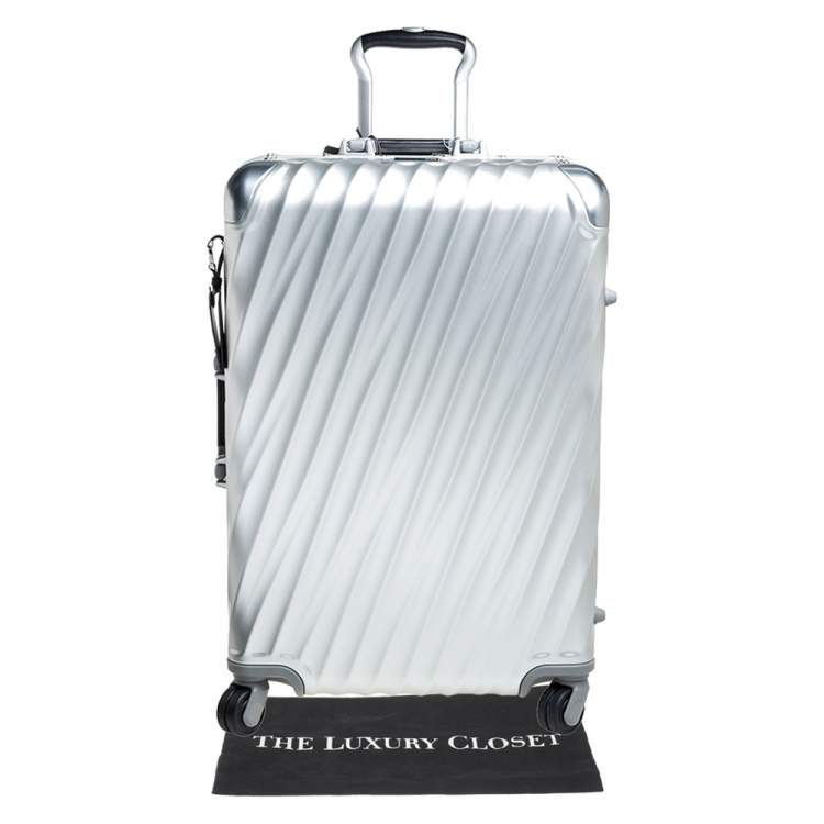 Pre Owned TUMI Silver 19 Degrees Aluminum Extended Trip Packing Case
