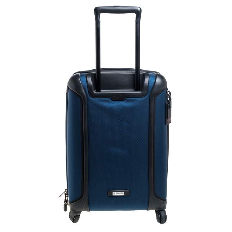 Pre Owned TUMI Blue/Black Nylon Gen 4.2 Lightweight International Carryon Luggage