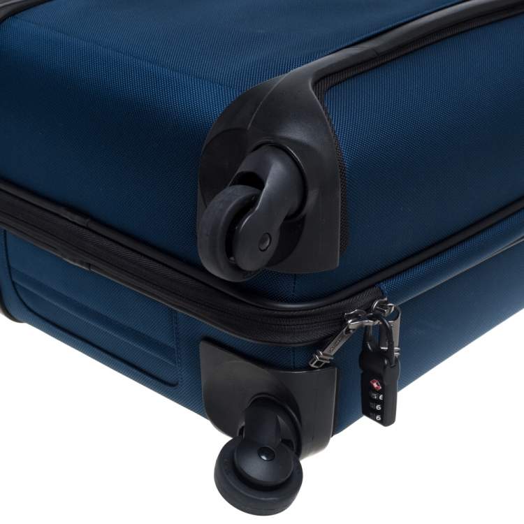 Pre Owned TUMI Blue/Black Nylon Gen 4.2 Lightweight International Carryon Luggage
