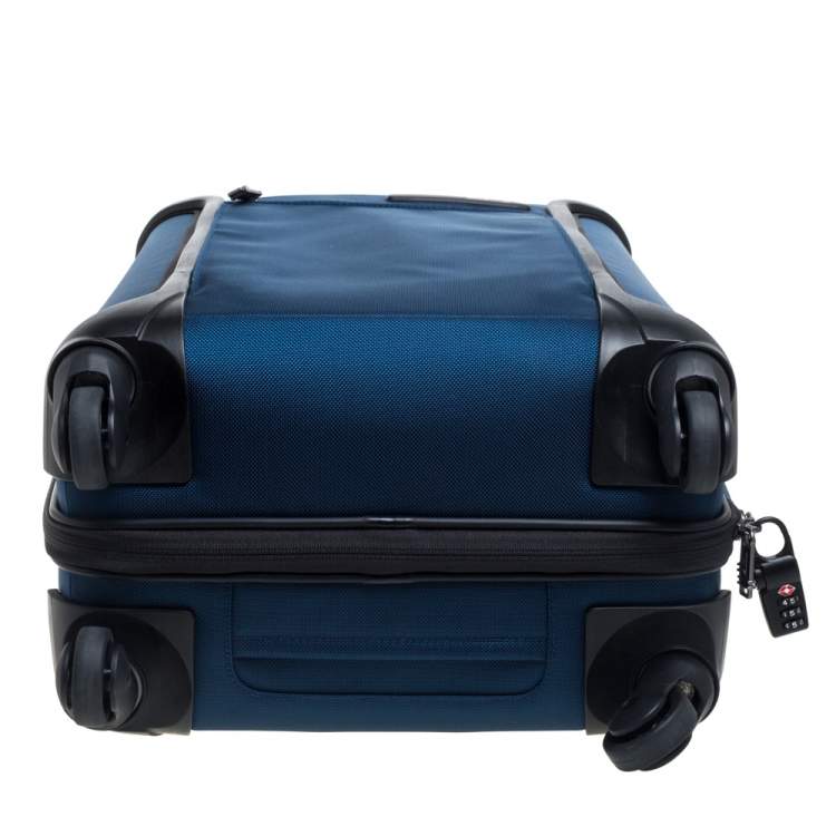 Pre Owned TUMI Blue/Black Nylon Gen 4.2 Lightweight International Carryon Luggage