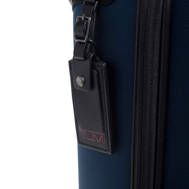 Pre Owned TUMI Blue/Black Nylon Gen 4.2 Lightweight International Carryon Luggage