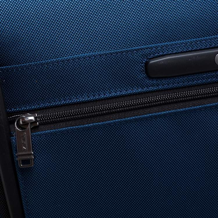 Pre Owned TUMI Blue/Black Nylon Gen 4.2 Lightweight International Carryon Luggage