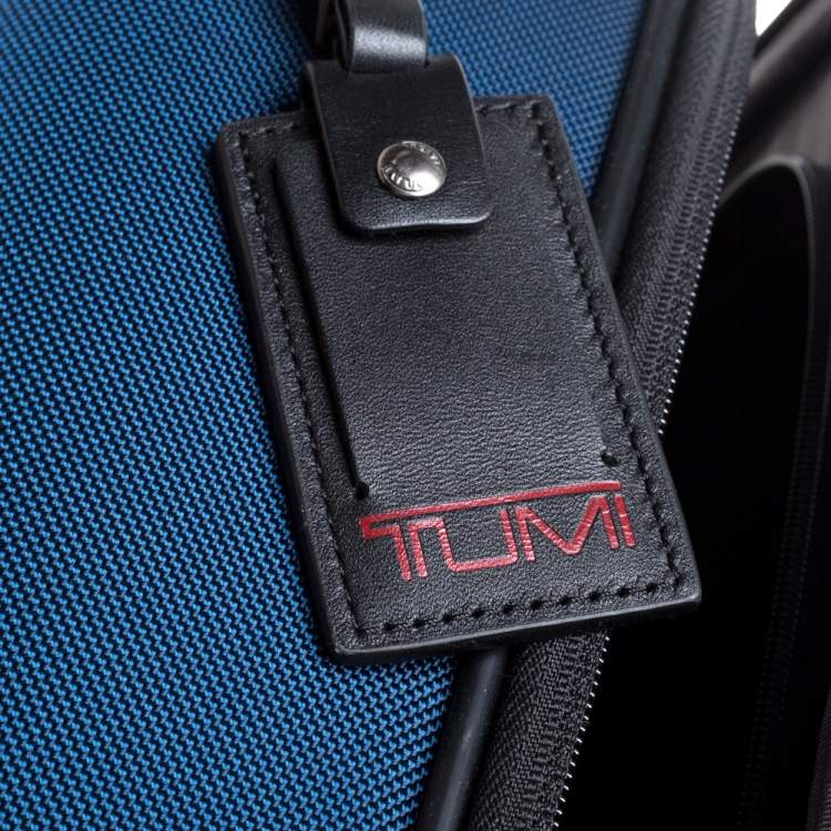 Pre Owned TUMI Blue/Black Nylon Gen 4.2 Lightweight International Carryon Luggage