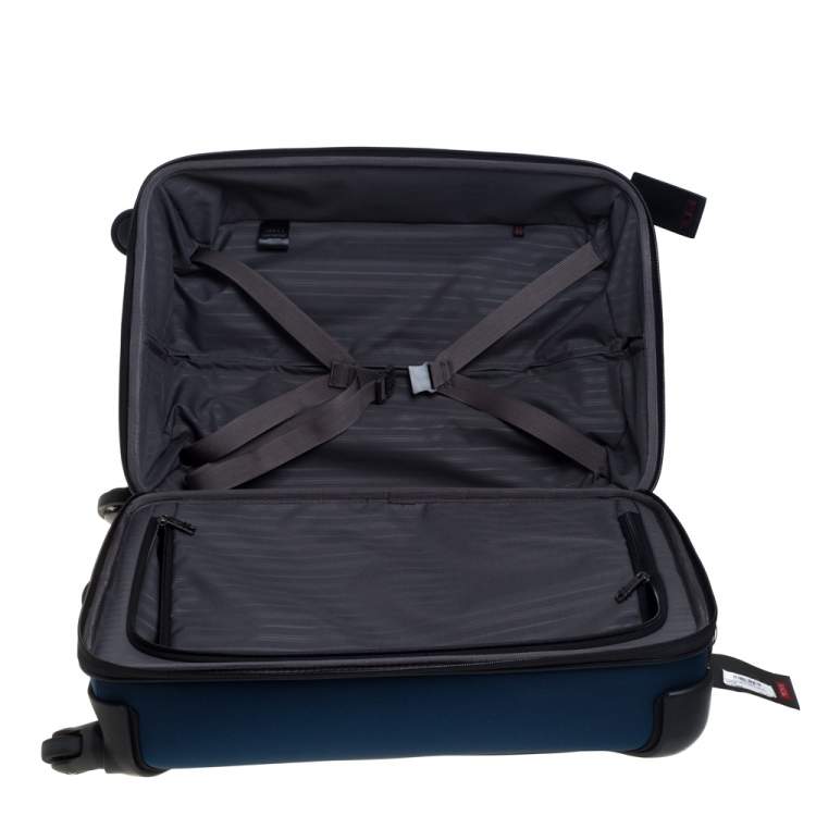 Pre Owned TUMI Blue/Black Nylon Gen 4.2 Lightweight International Carryon Luggage