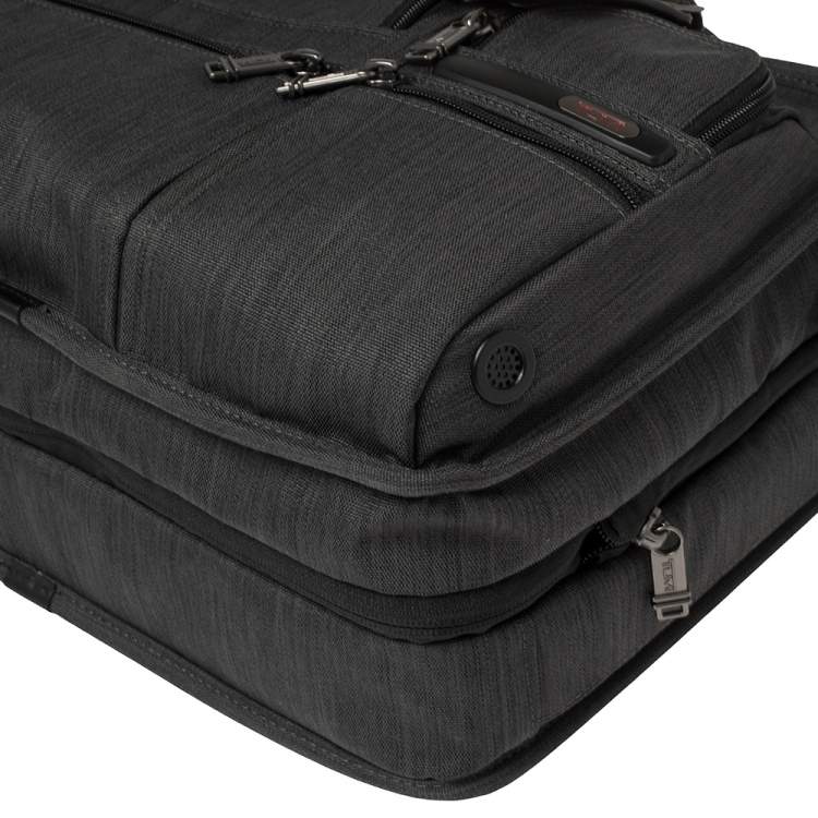 Pre Owned TUMI Grey Nylon Gen 4.2 Expandable Organizer Laptop Briefcase