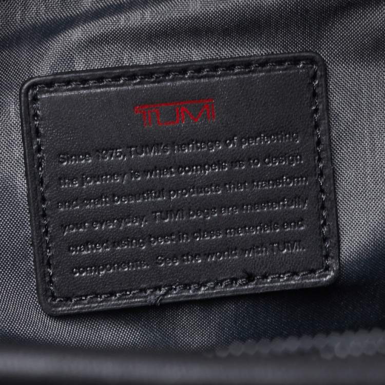Pre Owned TUMI Black Leather Gen 4.2 Slim Deluxe Portfolio Bag