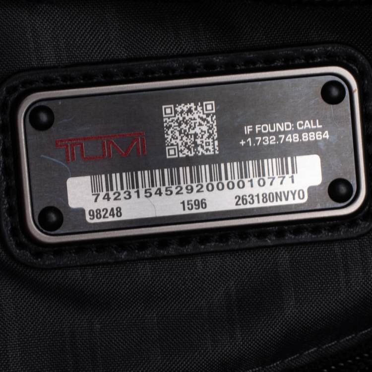 Pre Owned TUMI Navy Blue Nylon Gen 4.2 Three Way Briefcase 