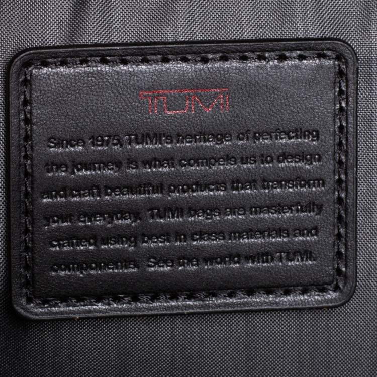 Pre Owned TUMI Navy Blue Nylon Gen 4.2 Three Way Briefcase 