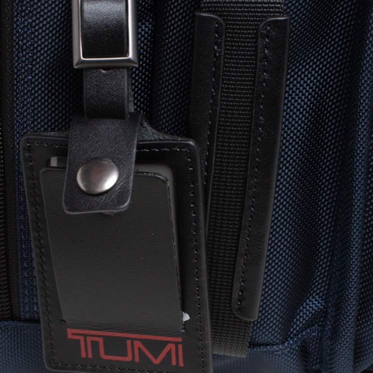 Pre Owned TUMI Navy Blue Nylon Gen 4.2 Three Way Briefcase 