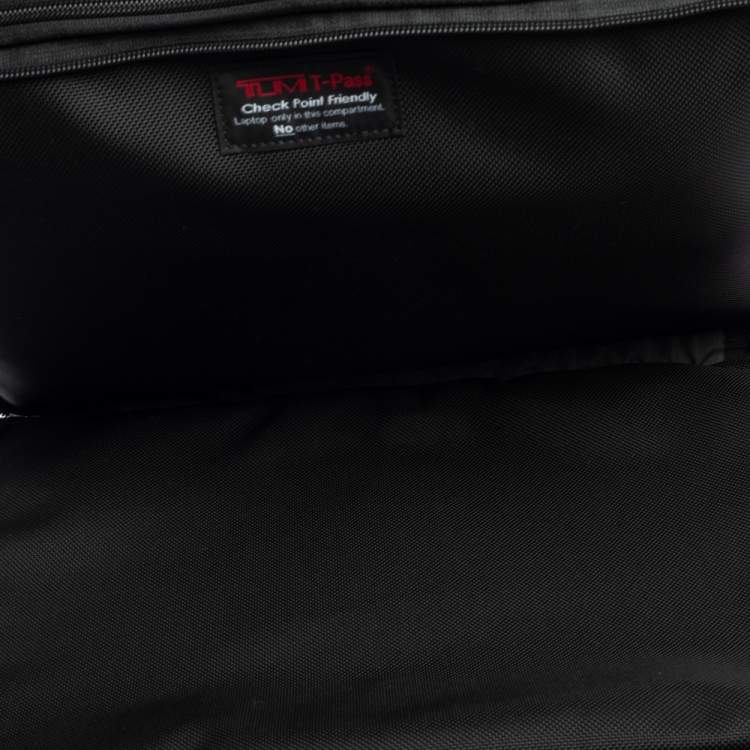 Pre Owned TUMI Black Leather Gen 4.2 Core T-Pass Expandable Laptop Briefcase