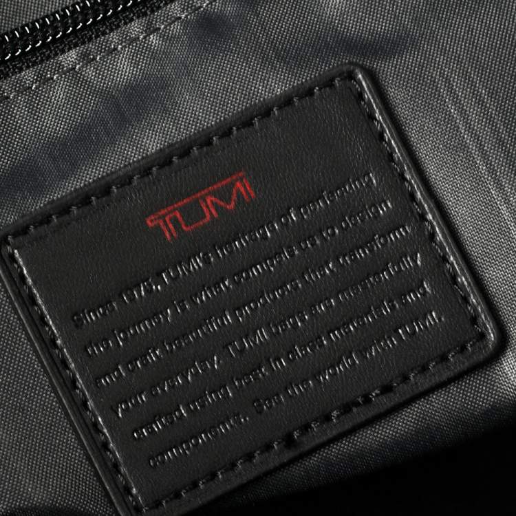 Pre Owned TUMI Black Leather Gen 4.2 Slim Deluxe Portfolio Bag
