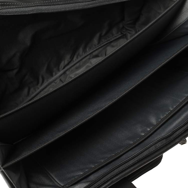 Pre Owned TUMI Black Leather Gen 4.2 T-Pass Expandable Laptop Briefcase