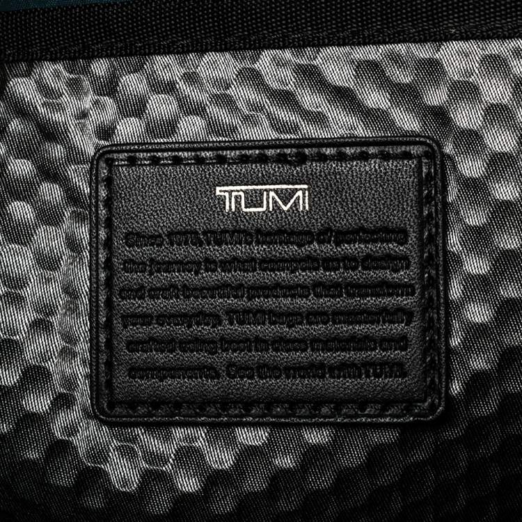 مملوكة مسبقًا TUMI Brown Leather Alpha Bravo Andrew Slim Briefcase