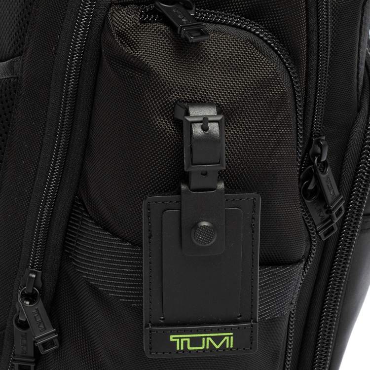 Pre Owned TUMI Black/Silver Nylon Alpha Bravo Sheppard Deluxe Backpack