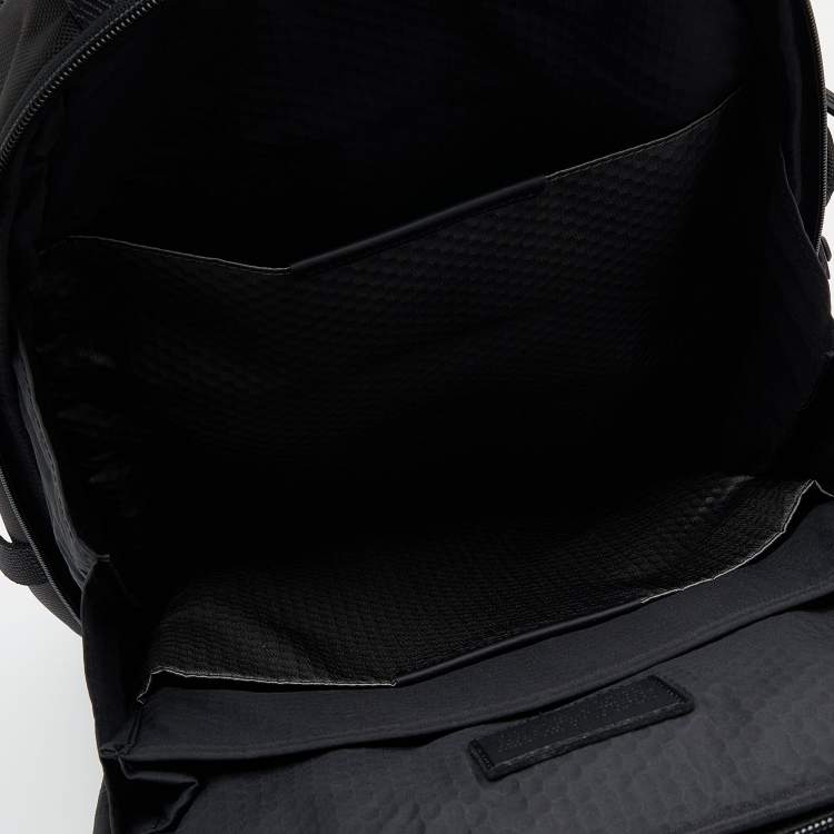 Pre Owned Tumi Black Nylon and Leather Alpha Bravo Sheppard Deluxe Brief Backpack