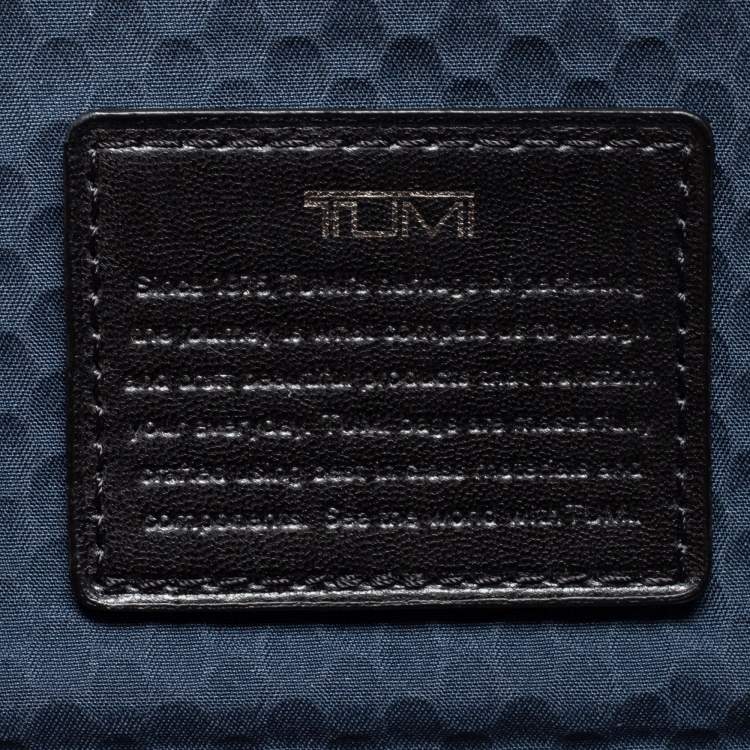 مملوكة مسبقًا TUMI Black Leather Alpha Bravo Barstow Messenger Bag
