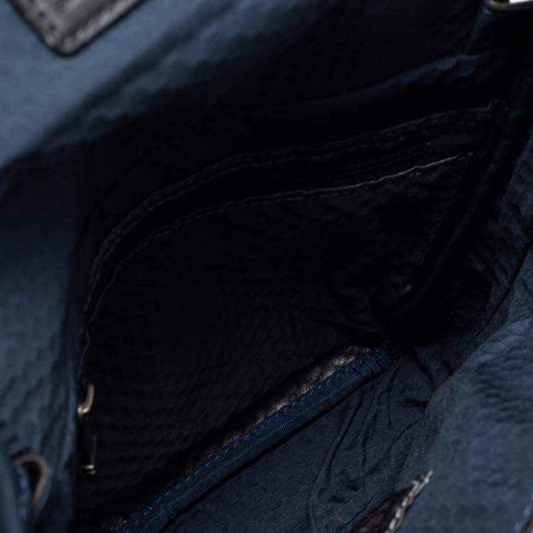 مملوكة مسبقًا TUMI Black Leather Alpha Bravo Barstow Messenger Bag