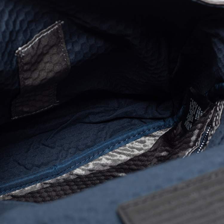 مملوكة مسبقًا TUMI Black Leather Alpha Bravo Barstow Messenger Bag