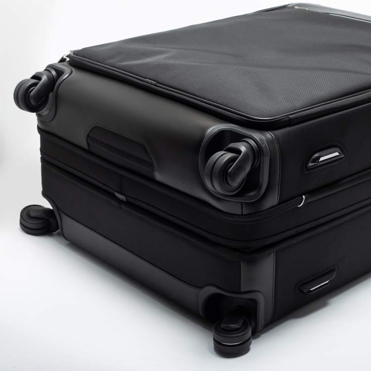 Pre Owned TUMI Black Nylon Stanley Extended Trip Expandable Packing Case 
