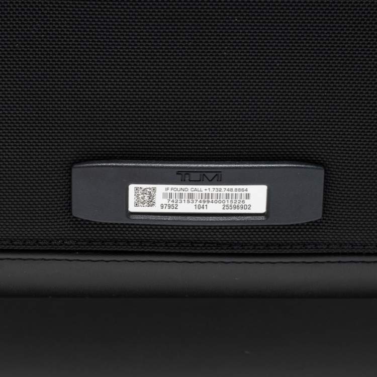 Pre Owned TUMI Black Nylon Stanley Extended Trip Expandable Packing Case 