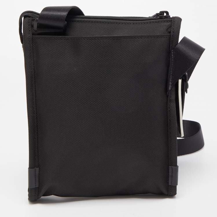 Pre Owned Tumi Black Nylon Alpha Pocket Messenger Bag 
