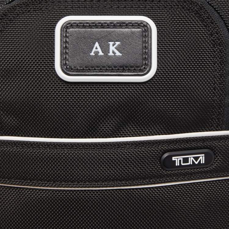 Pre Owned Tumi Black Nylon Alpha Pocket Messenger Bag 