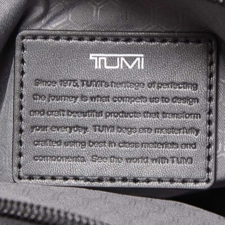 Pre Owned Tumi Black Nylon Alpha Pocket Messenger Bag 