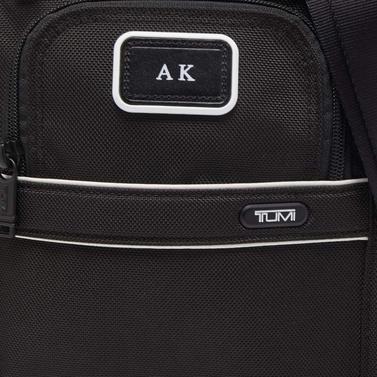 Pre Owned Tumi Black Nylon Alpha Pocket Messenger Bag 