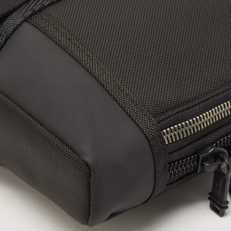 Pre Owned Tumi Black Nylon Alpha Bravo Academy Briefcase 