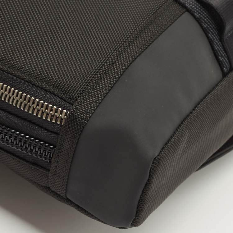 Pre Owned Tumi Black Nylon Alpha Bravo Academy Briefcase 