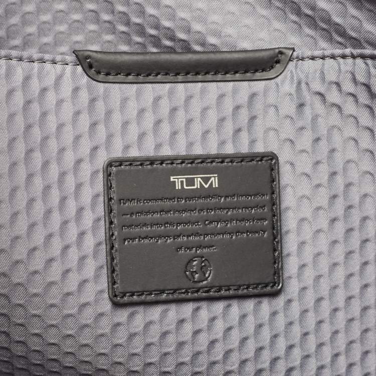 Pre Owned Tumi Black Nylon Alpha Bravo Academy Briefcase 