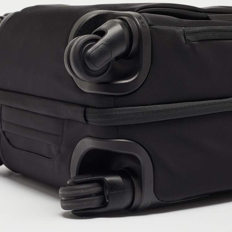 Pre Owned TUMI Black Nylon Compact Oxford Carry On Luggage