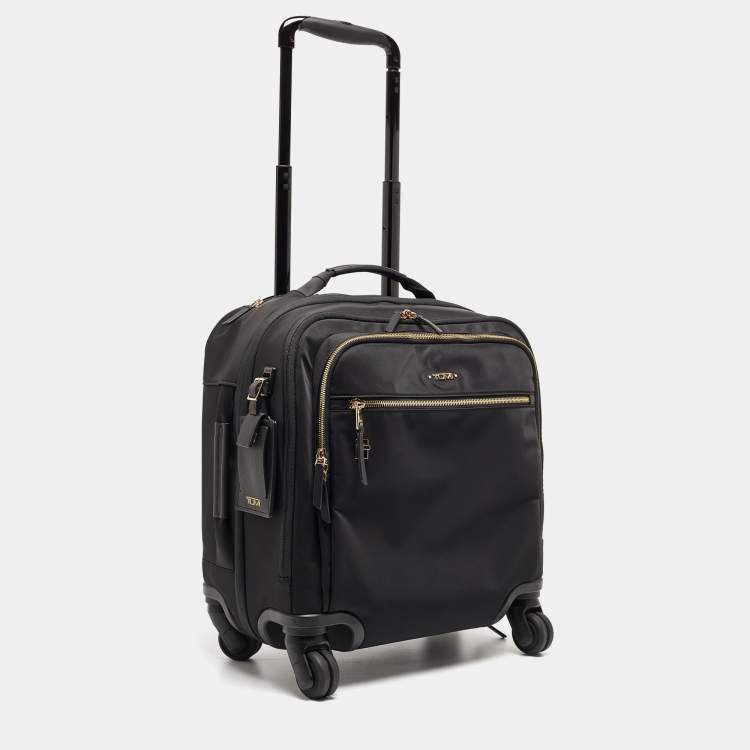Pre Owned TUMI Black Nylon Compact Oxford Carry On Luggage