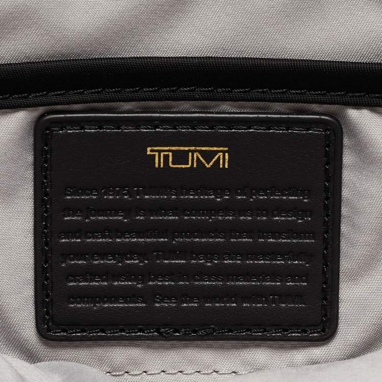 Pre Owned TUMI Black Nylon Compact Oxford Carry On Luggage