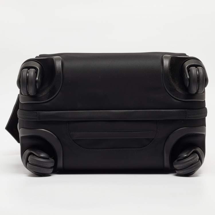 Pre Owned TUMI Black Nylon Compact Oxford Carry On Luggage