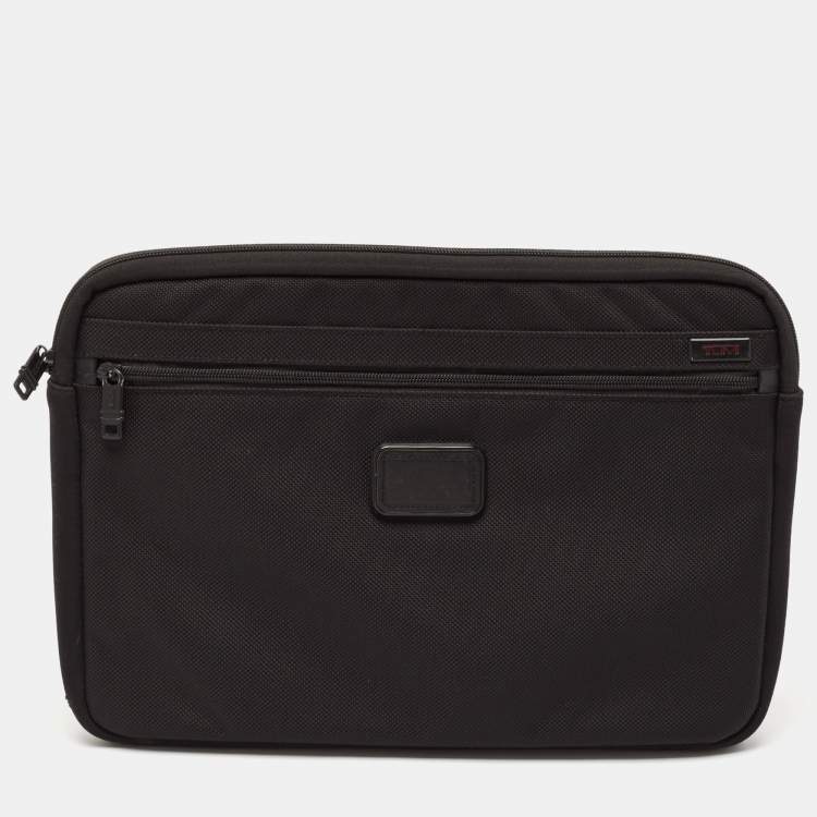 Pre Owned TUMI Black Nylon and Neoprene Laptop Sleeve