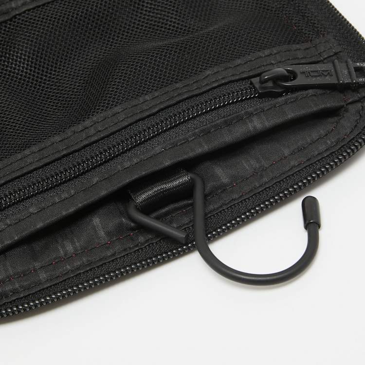 Pre Owned TUMI Red/Black Nylon Hanging Travel Kit