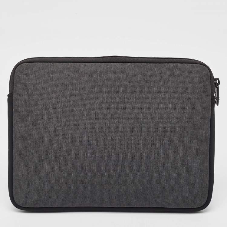Pre Owned TUMI Black/Grey Nylon Alpha II Laptop Sleeve