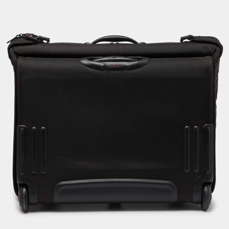 Pre Owned TUMI Black Nylon Alpha Rolling Garment Bag Suitcase